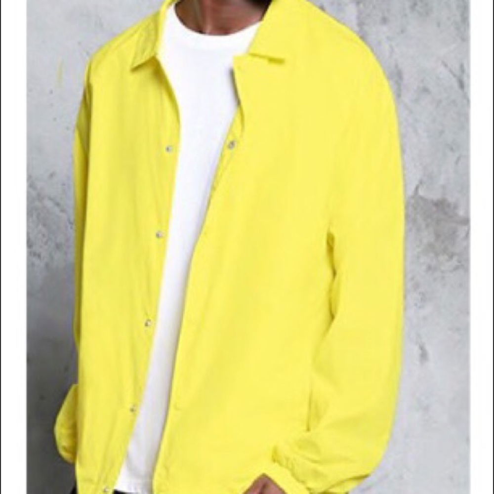 Yellow Windbreaker
